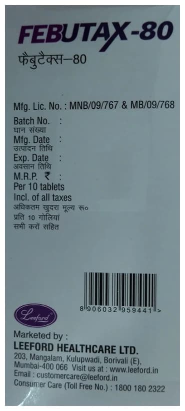 Febutax 80 Tablet