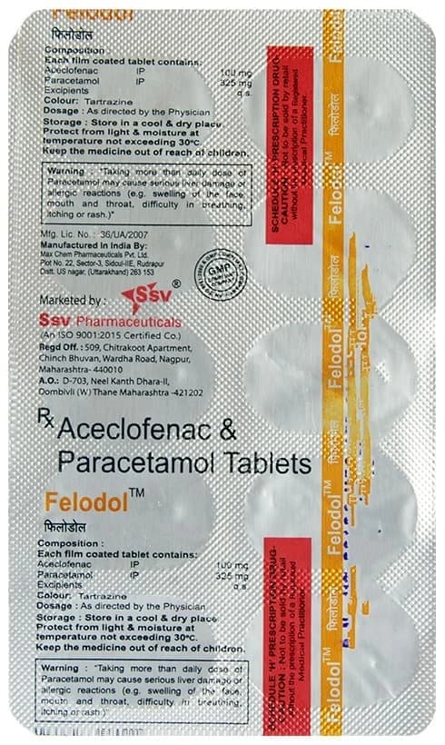 Felodol Tablet
