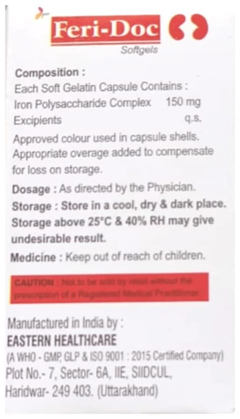 Feri-Doc Softgel Capsule