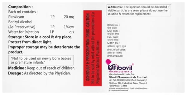 Fibcam 20mg Injection
