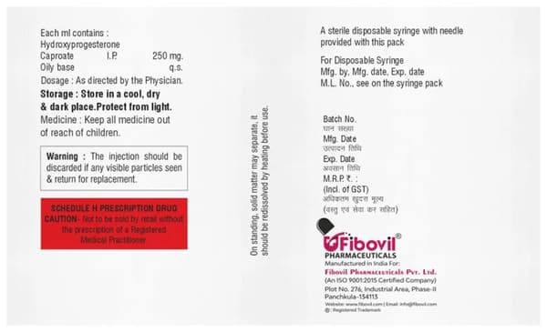 Fibogest H 250mg Injection