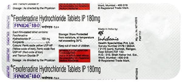 Finide 180mg Tablet