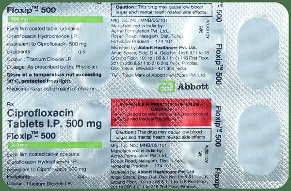 Floxip 500 Tablet thumbnail 2