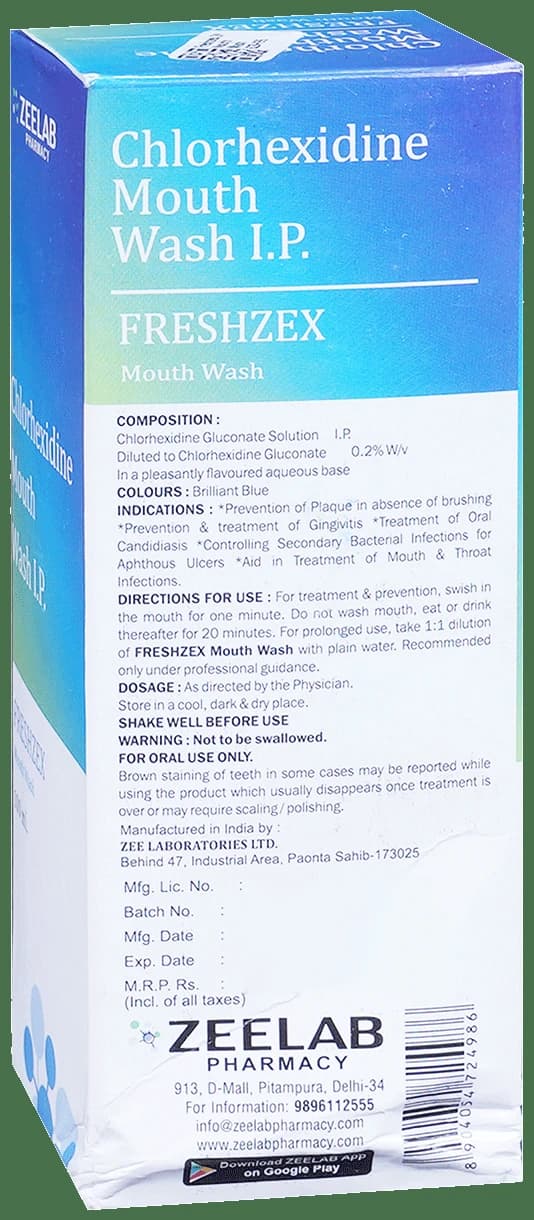 Freshzex 2% Mouth Wash thumbnail 2