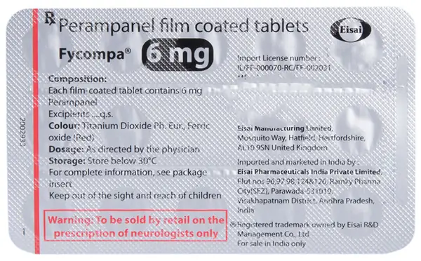 Fycompa 6mg Tablet
