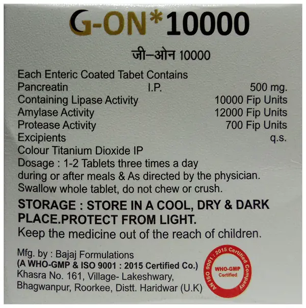 G-ON 10000 Tablet