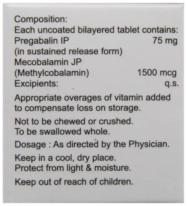 Gabamax SR 75 Tablet thumbnail 3