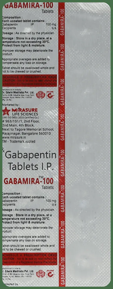 Gabamira 100mg Tablet