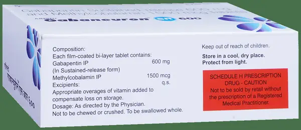 Gabaneuron SR 600 Tablet