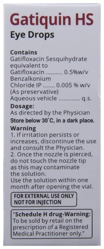 Gatiquin HS Eye Drop