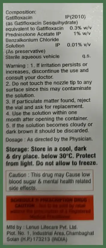 Gatiray P Eye Drop