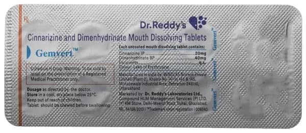 Gemvert Tablet