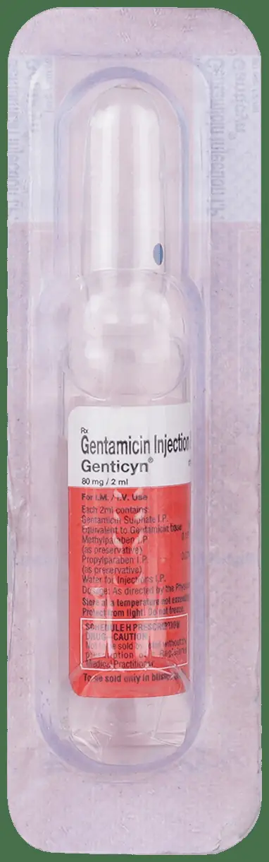 Genticyn 80mg Injection thumbnail 2
