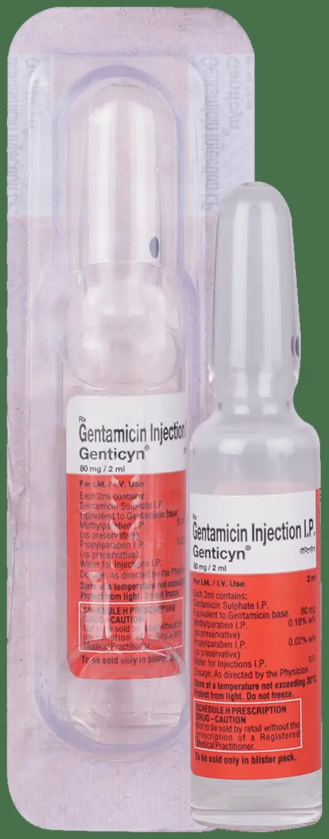 Genticyn 80mg Injection thumbnail 3