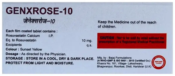 Genxrose 10 Tablet