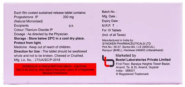 Gestate SR 200 Tablet