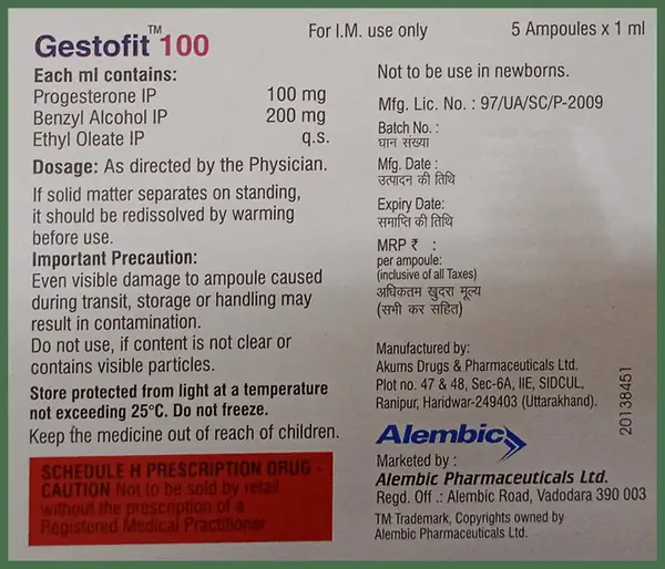 Gestofit 100 Injection thumbnail 2