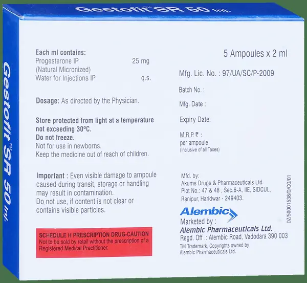 Gestofit SR 50 Injection thumbnail 2