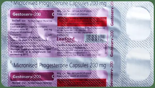 Gestoserv 200mg Tablet thumbnail 4