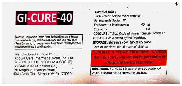 GI-Cure 40 Tablet thumbnail 3