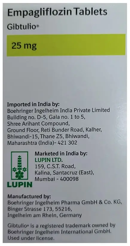 Gibtulio 25mg Tablet thumbnail 3