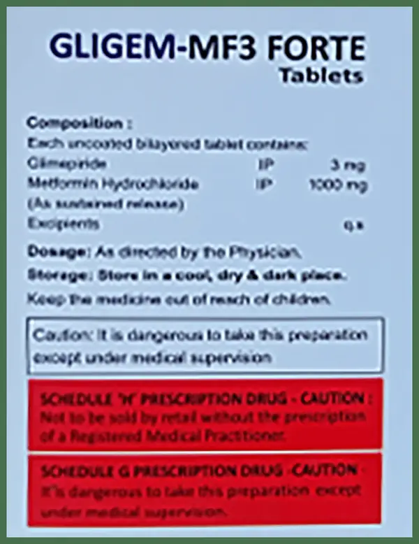 Gligem-MF3 Forte Tablet SR