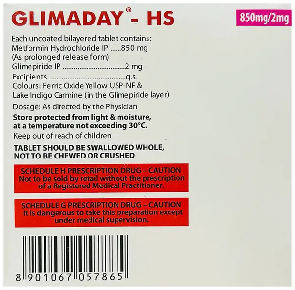 Glimaday Tablet PR -HS