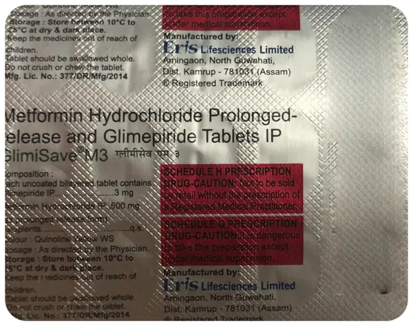 Glimisave M 3 Tablet PR