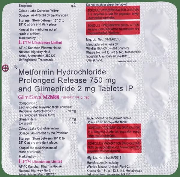 Glimisave M2 750 Tablet PR