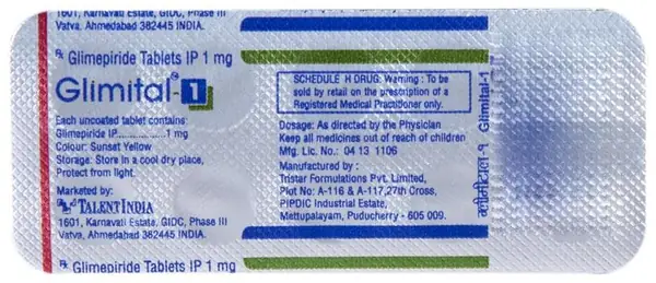 Glimital 1 Tablet
