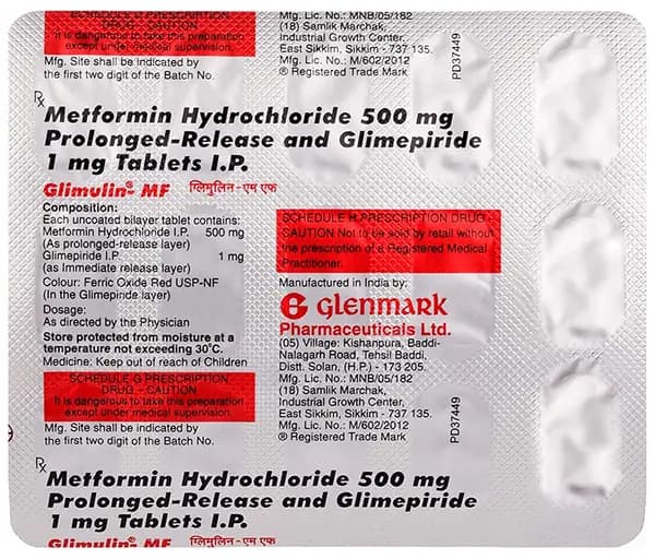 Glimulin-MF Tablet PR