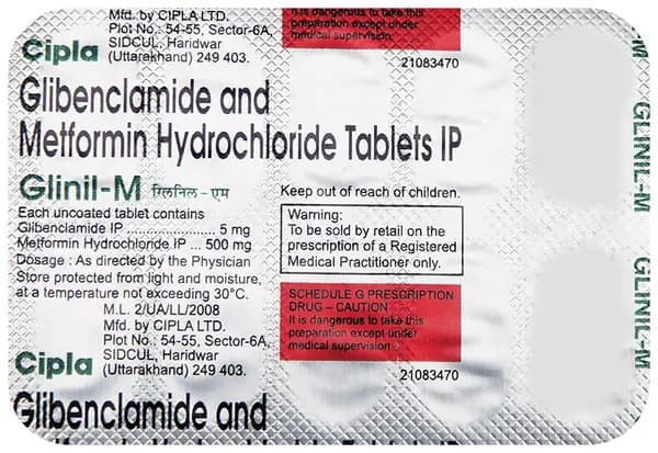 Glinil-M  Tablet thumbnail 2