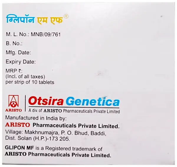 Glipon MF Tablet PR