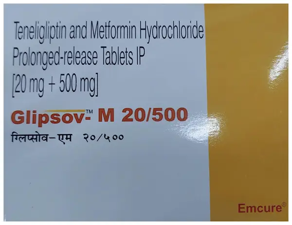 Glipsov M 20/500 Tablet PR thumbnail 2