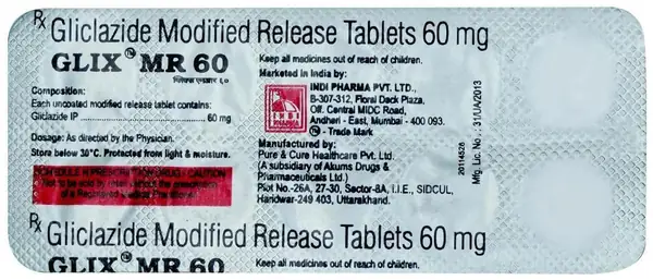 Glix MR 60 Tablet