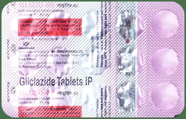 Glizid 80 Tablet thumbnail 3