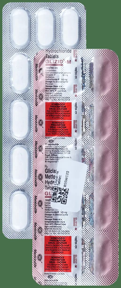 Glizid-M Tablet thumbnail 3
