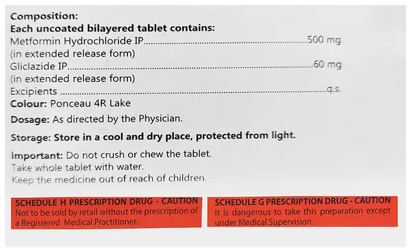 Glizid-M XR 60 Tablet