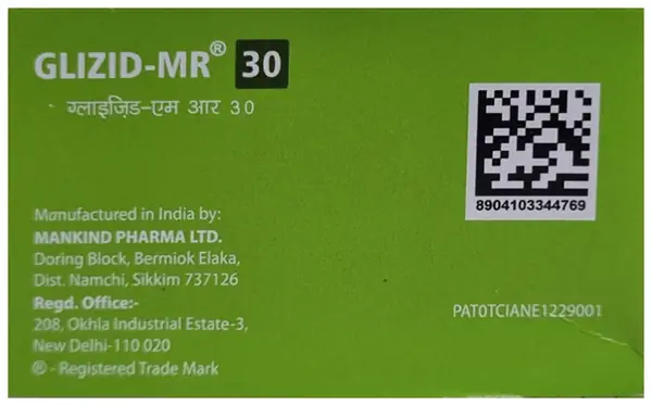 Glizid-MR 30 Tablet thumbnail 4