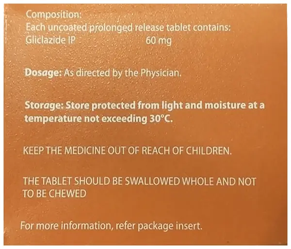 Glizid -MR 60 Tablet thumbnail 2