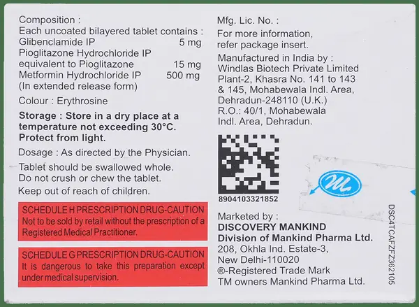 Glucomust-PM Tablet ER