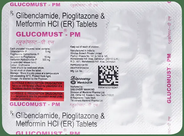 Glucomust-PM Tablet ER thumbnail 4