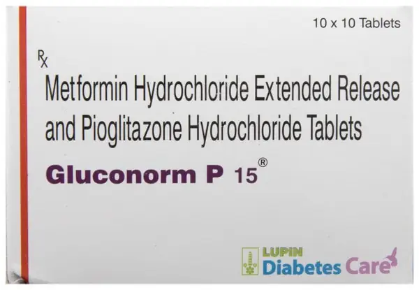 Gluconorm P 15 Tablet ER thumbnail 3