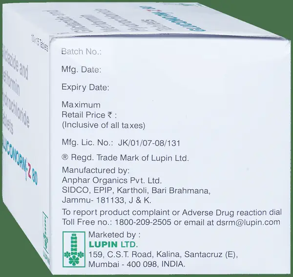 Gluconorm-Z 80 Tablet thumbnail 3