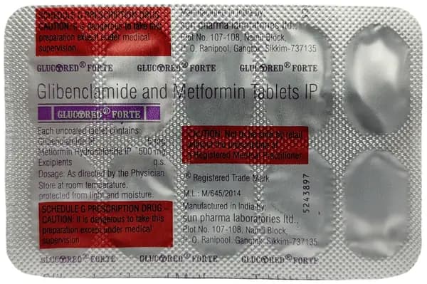 Glucored Forte Tablet thumbnail 2