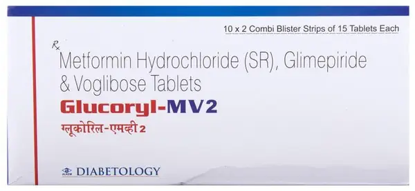Glucoryl-MV 2 Tablet SR thumbnail 4