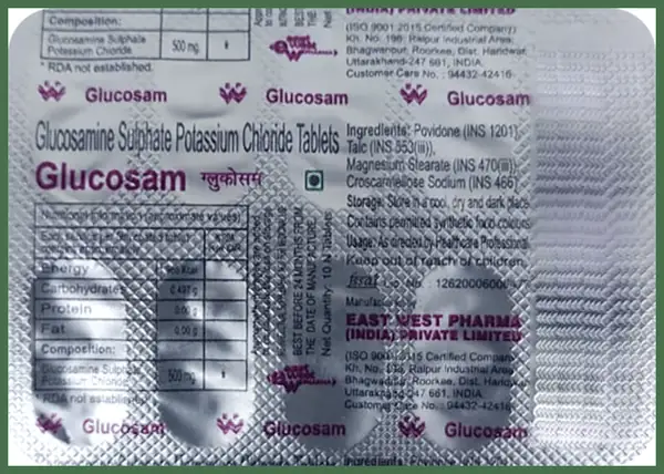 Glucosam 500mg Tablet