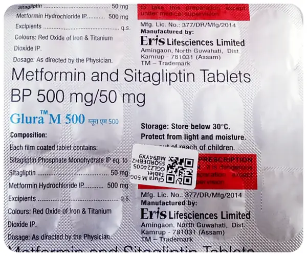 Glura M 500 Tablet thumbnail 3