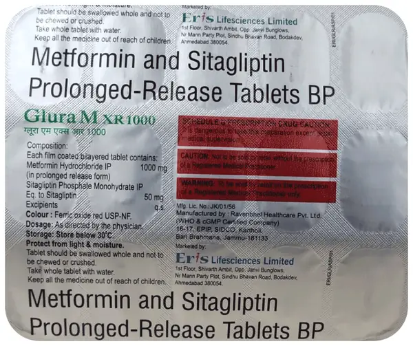 Glura M XR 1000 Tablet thumbnail 5