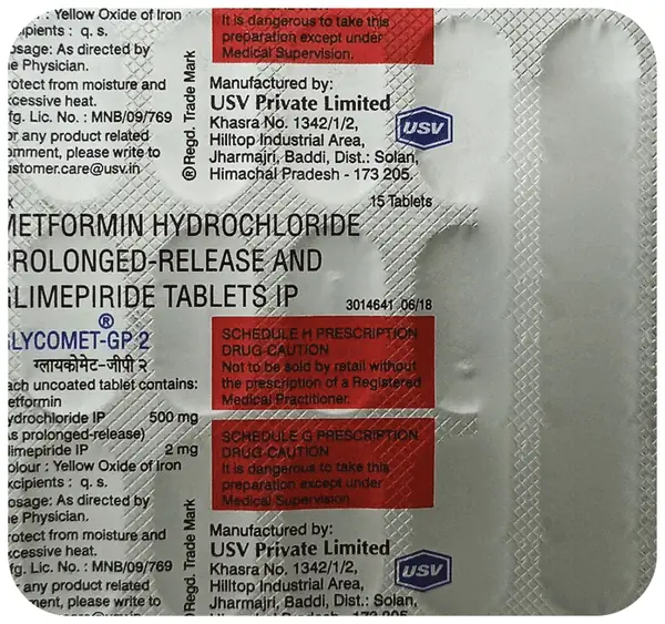 Glycomet-GP 2 Tablet PR